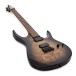 G4M 529 Electric Guitar, Black Burl Burst