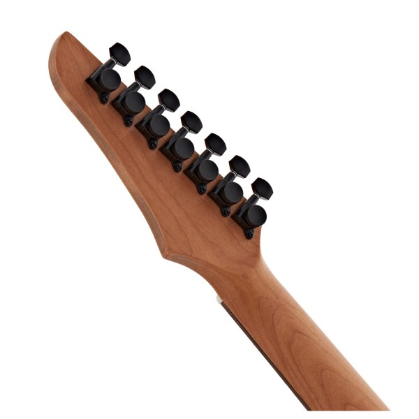 G4M 529 Electric Guitar, 7-String, Black Burl Burst