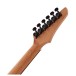 G4M 529 Left Handed Electric Guitar, Black Burl Burst