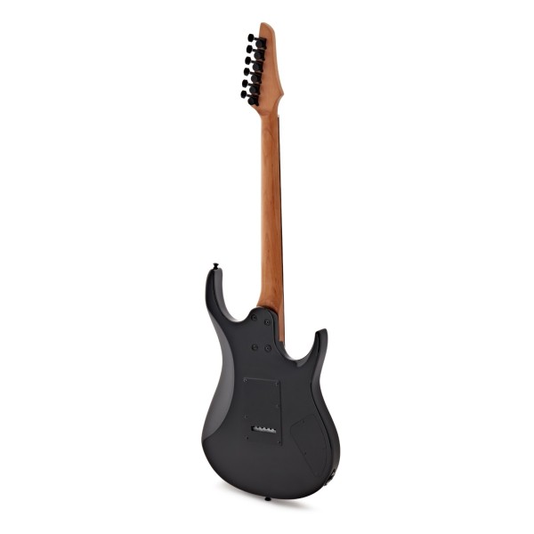 G4M 529 Left Handed Electric Guitar, Black Burl Burst