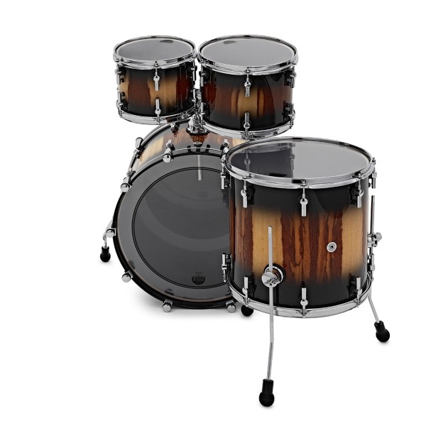Sonor SQ2 22'' 4pc Shell Pack, African Marble Black Burst