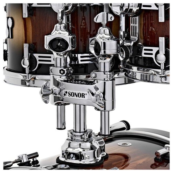 Sonor SQ2 22'' 4pc Shell Pack, African Marble Black Burst