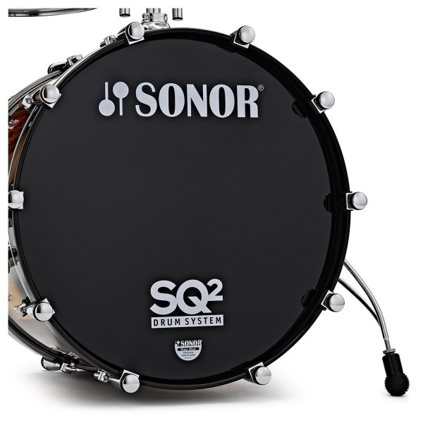 Sonor SQ2 22'' 4pc Shell Pack, African Marble Black Burst
