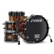Sonor SQ2 22'' 4pc Shell Pack, African Marble Black Burst