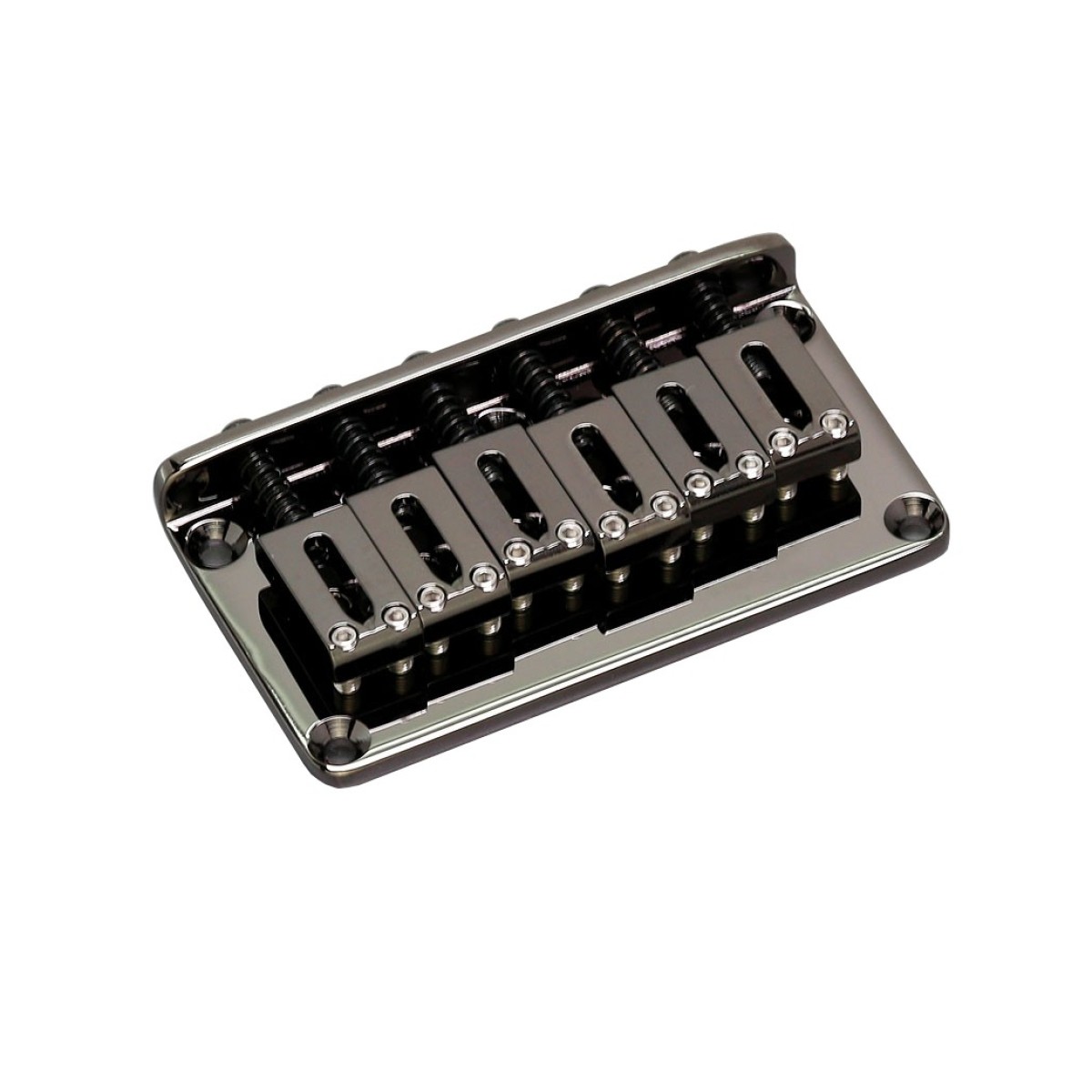 Gotoh GTC101 Hardtail Bridge with Brass Saddles Black Chrome
