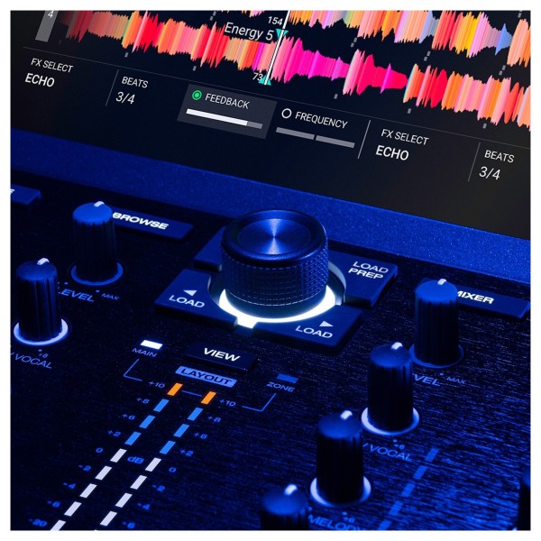 Denon DJ Prime 4 G2 Standalone DJ System - Screen Detail