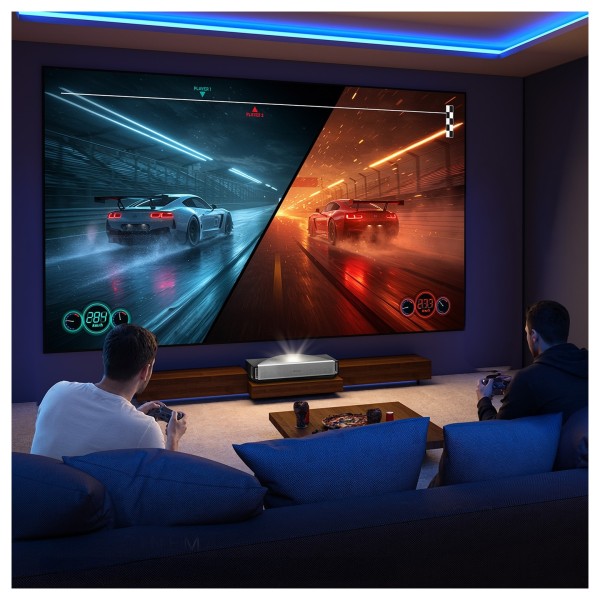 Hisense PX4 PRO 4K Ultra Short Throw Laser TriChroma Projector - lifestyle 2