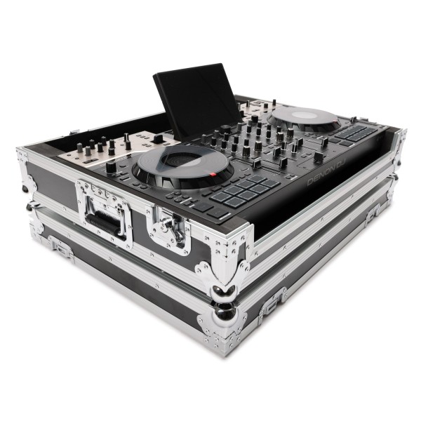 Denon DJ Prime 4 G2 and Magma Hardcase Bundle - Package Angled