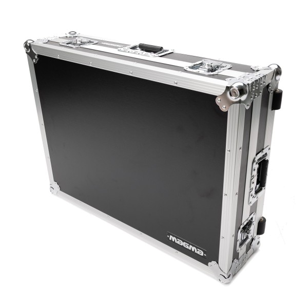 Magma DJ Controller Case Prime 4 G2, Silver - Angled Closed