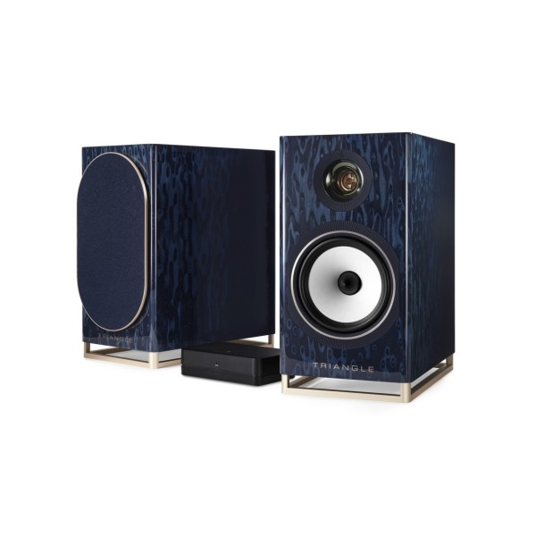 Triangle Capella Wi-Fi and Bluetooth Speaker System, Astral Blue - one grille ah ah ah 
