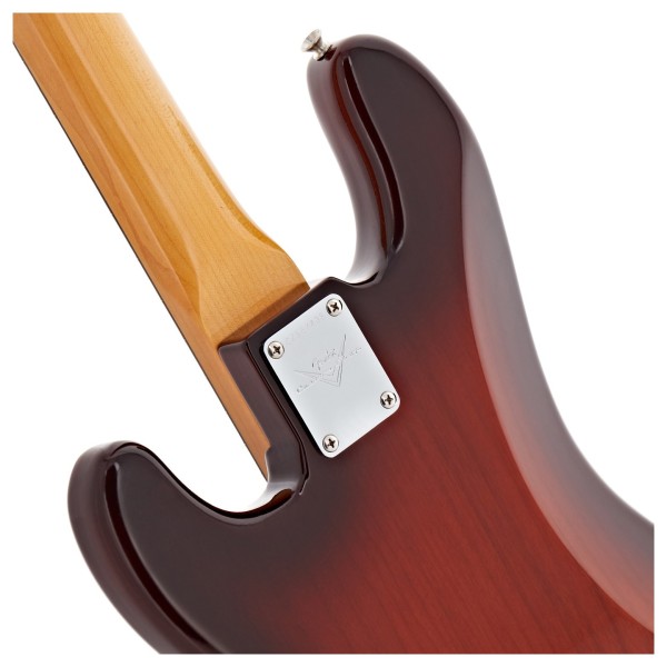 Fender Custom Shop 2026 Collection Time Machine Series '65 Precision Bass LCC, S Aged Violin Burst - neck joint