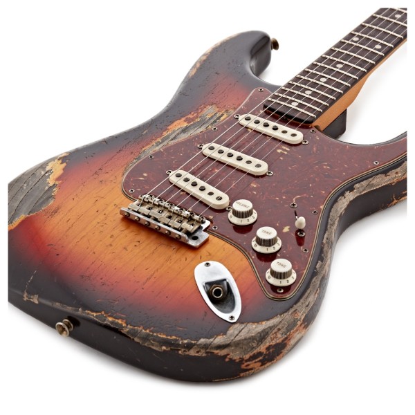 Fender Custom Shop Master Built by Greg Fessler 60s Strat Relic, Chocolate 3TSB - body