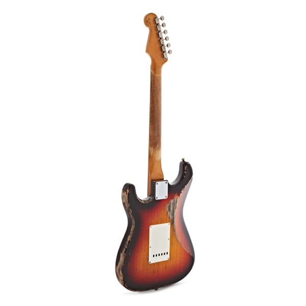 Fender Custom Shop Master Built by Greg Fessler 60s Strat Relic, Chocolate 3TSB - back