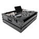 Denon DJ Prime 4 G2 and Magma Hardcase Bundle, Black - Angled Open