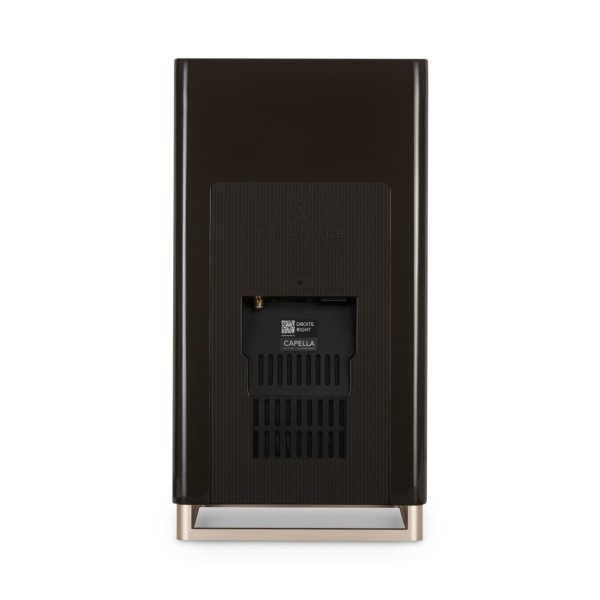 Triangle Capella Wi-Fi and Bluetooth Speaker System, Nebula Brown - rear 