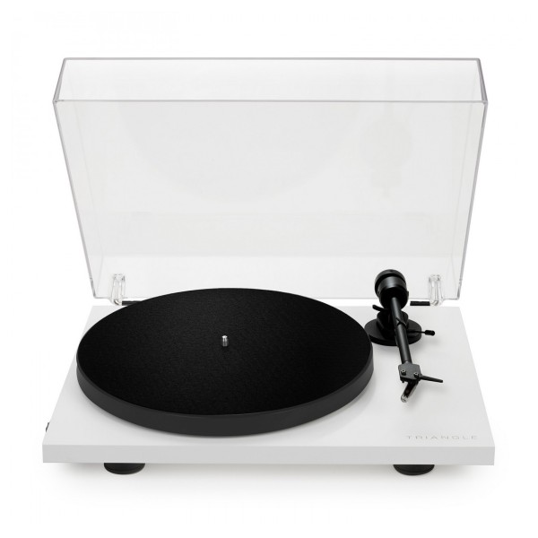Triangle Lunar 1 Manual Turntable, White - lid 