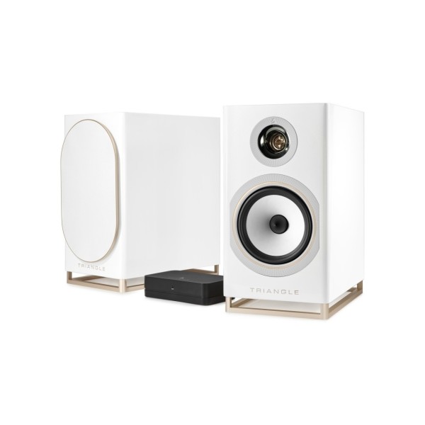 Triangle Lunar 1 Manual Turntable, White - one grille 