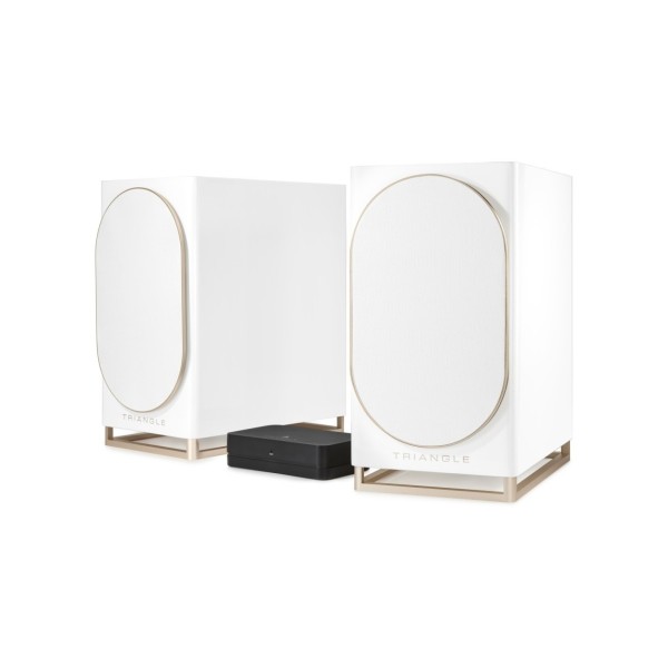 Triangle Lunar 1 Manual Turntable, White - grilles 