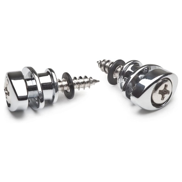 D'Addario Rotating Elliptical Strap End Pin, Chrome