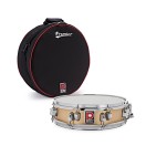 Premier Artist 14" x 4" Brass Snare Drum, Brushed Brass & Soft Case