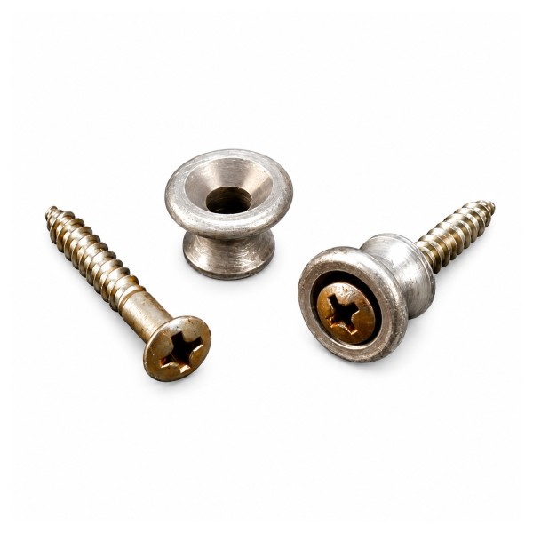 Gotoh EP-A1-Aged Guitar Strap Button/Pin Solid Aluminum, Aged Aluminum