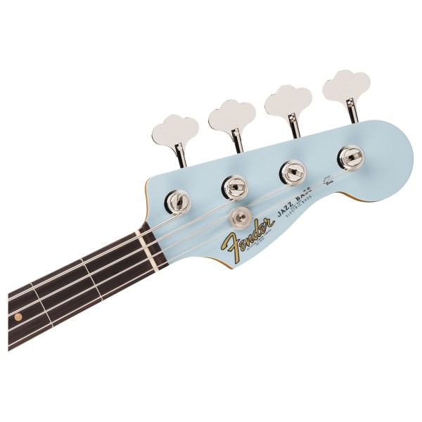 Fender Vintera III Early '60s Jazz Bass RW, Sonic Blue - headstock