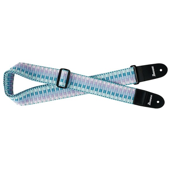 Ibanez GSB50 Braided Guitar Strap, Light Blue
