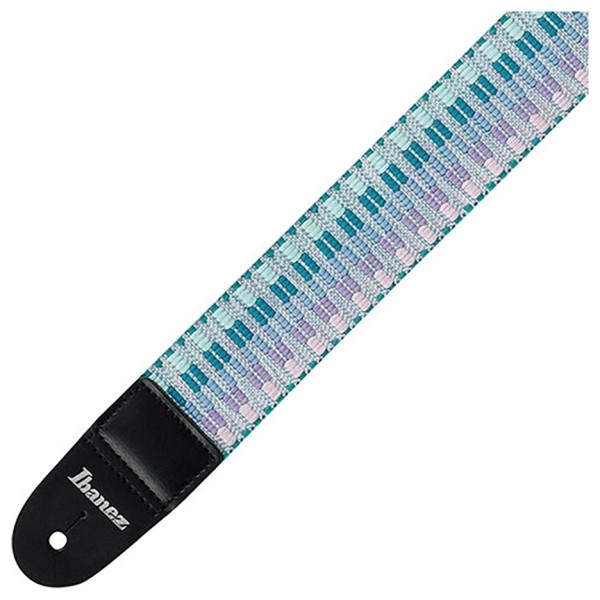Ibanez GSB50 Braided Guitar Strap, Light Blue