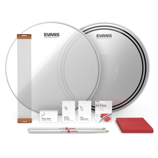 Evans TuneUp Kit EC Reverse Dot Snare, 14"