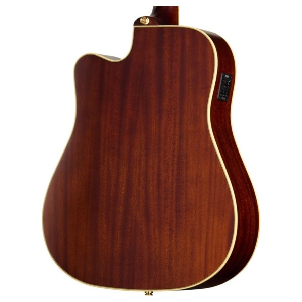Epiphone Hummingbird Standard EC, Natural - back of body
