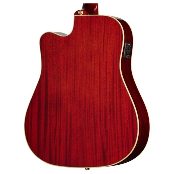 Epiphone Hummingbird Standard EC, Cherry Sunburst - back of body