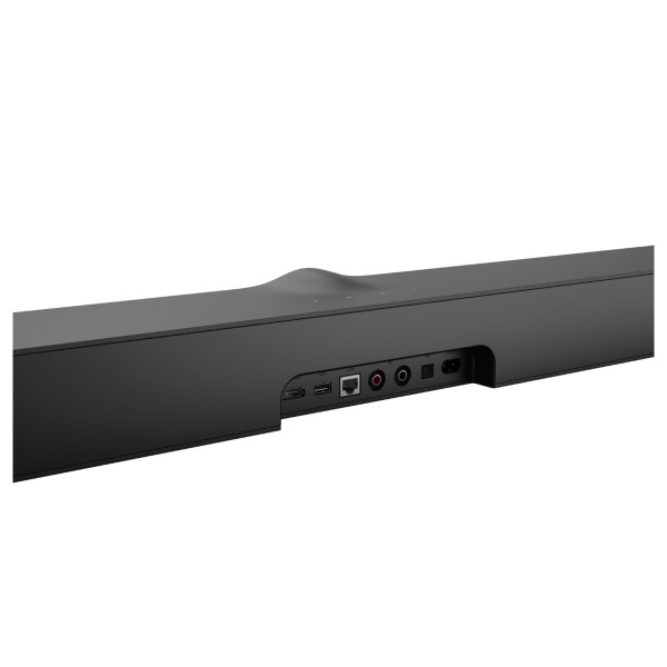 WiiM Bar Soundbar, Matte Black rear ports 