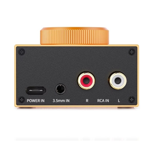 FiiO GIGAS 1 Desktop Headphone Amplifier, Orange - Connections 2