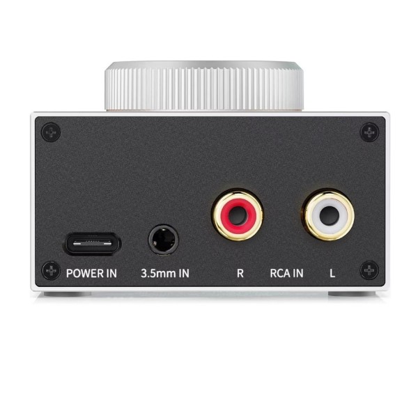 FiiO GIGAS 1 Desktop Headphone Amplifier, Silver - Connections 2