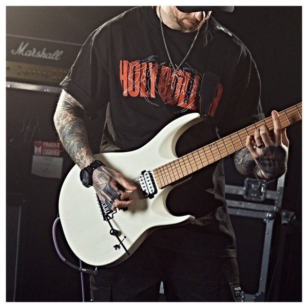 G4M 529 Standard Electric Guitar, Ivory