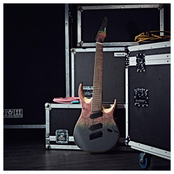 G4M 529 Fanned Fret 8-String Electric Guitar, Ocean Fade