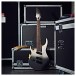 G4M 529 Left Handed Fanned Fret 8-String Electric Guitar, White Fade