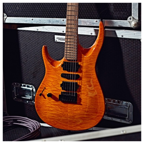 G4M 529 Carve Left Handed Electric Guitar, Violin Burst