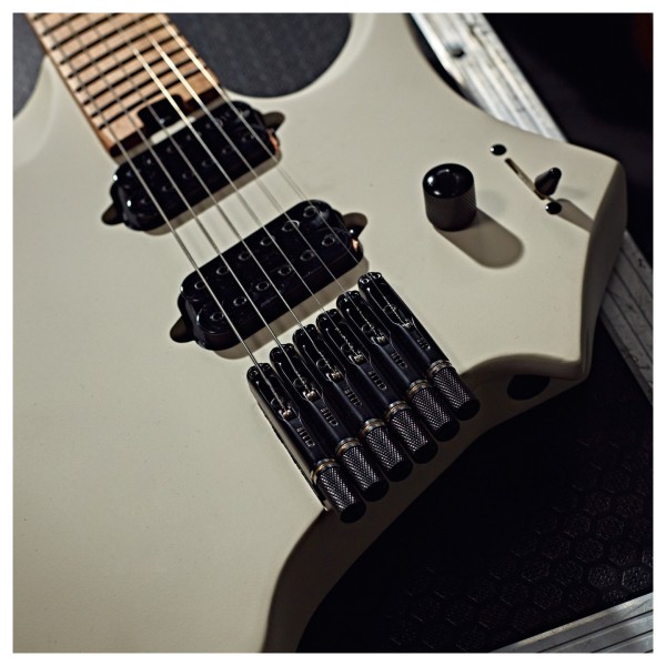 G4M 529 Headless Electric Guitar, Ivory
