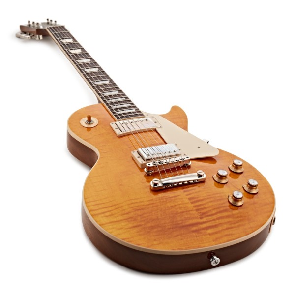 Gibson Les Paul Standard 60s Figured Top, Honey Amber #211460109 - angled shot