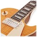 Gibson Les Paul Standard 60s Figured Top, Honey Amber #211460109 - upper frets