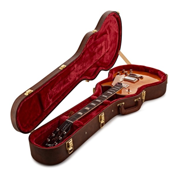 Gibson Les Paul Standard 60s Figured Top, Honey Amber #211460109 - guitar in case
