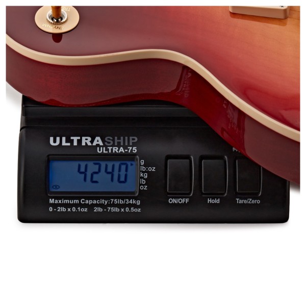 Gibson Les Paul Standard 50s Figured Top, Heritage Cherry Sunburst #205660087 - weight shot