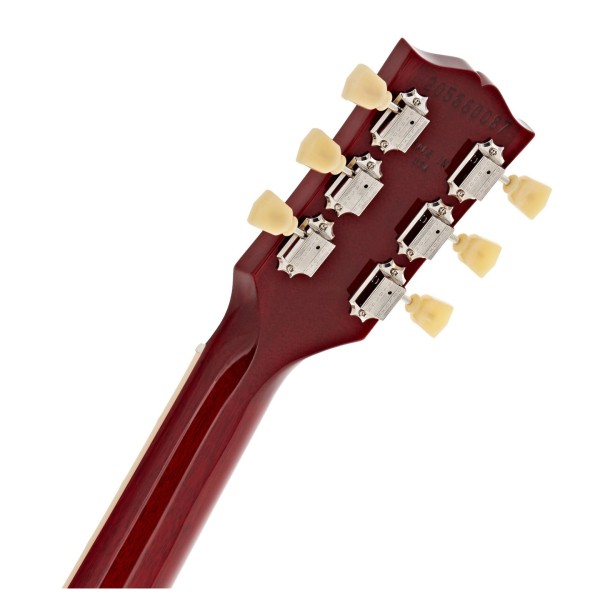 Gibson Les Paul Standard 50s Figured Top, Heritage Cherry Sunburst #205660087 - back of headstock