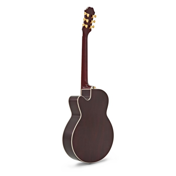 Epiphone EJ-200SCE Coupe Electro Acoustic, Wine Red back