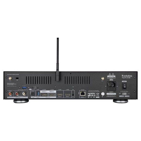 R_volution PlayerPro 8K TV Premium Media Player rear 