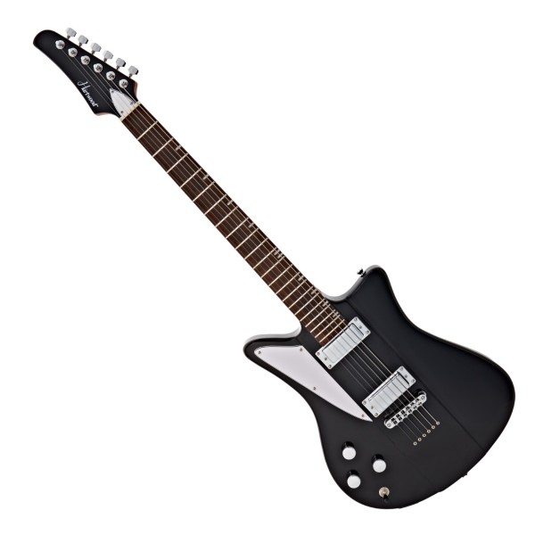 Hartwood Deytona Left Handed Electric Guitar, Black