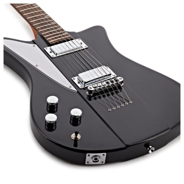Hartwood Deytona Left Handed Electric Guitar, Black