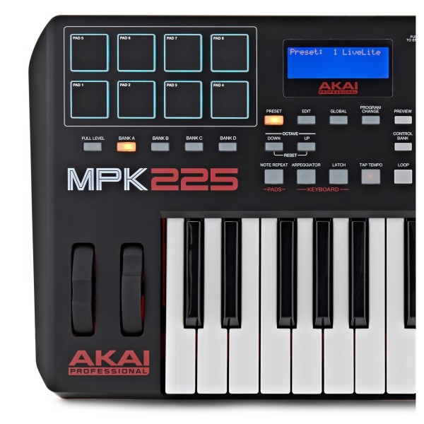 Akai Professional MPK225 MIDI Controller Keyboard - Secondhand at