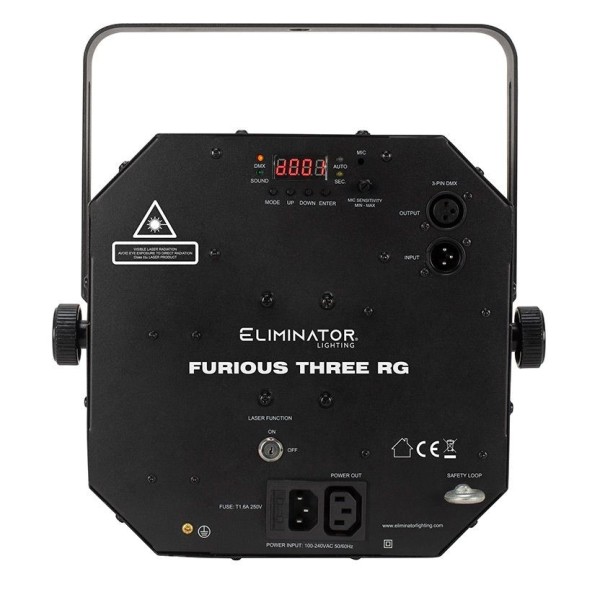 Eliminator Furious Three RG Multi-Effect - Back